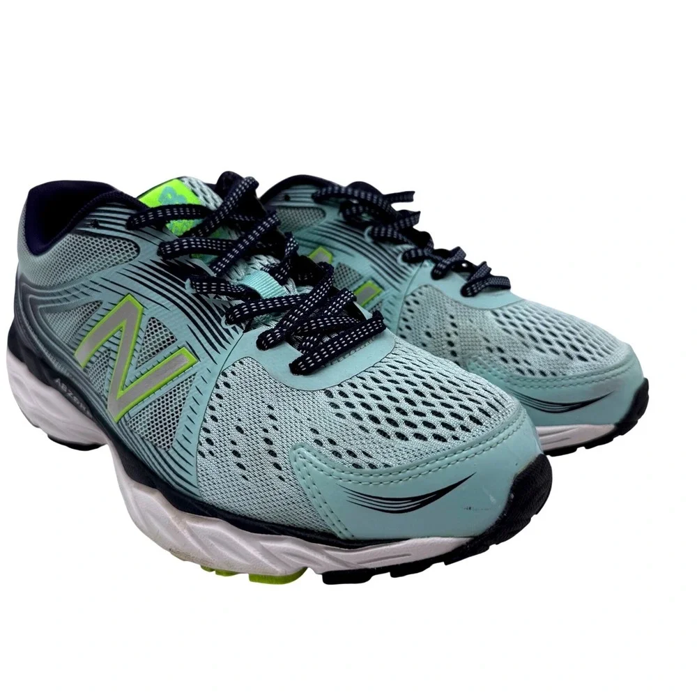 New Balance 680v4 Running Shoes Womens 8.5 Blue Good ABZORB Mesh W680LO4